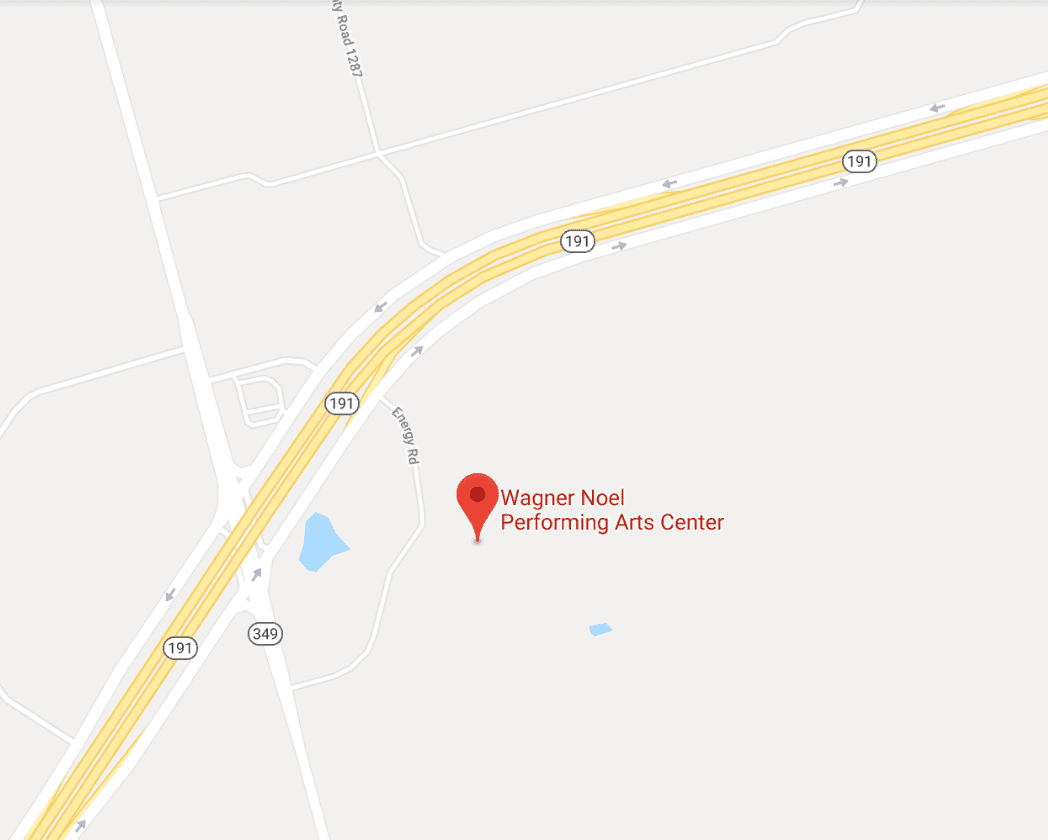 Wagner Noel Performing Arts Center map